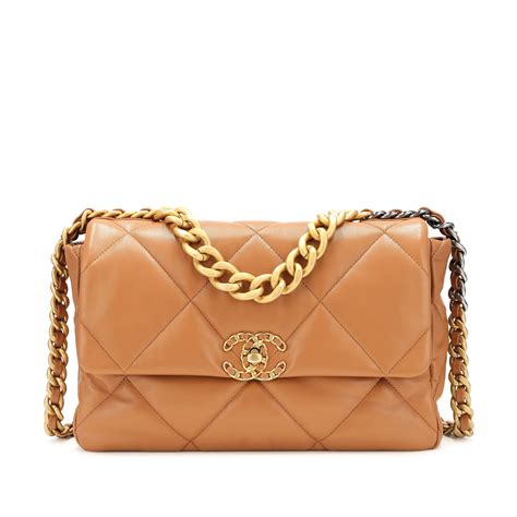 chanel 19 caramel color|chanel handbags phone number.